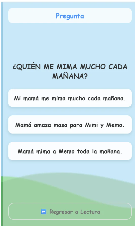 Plataforma de lectura piramidal interactiva